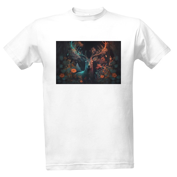 Tričko s potiskem Jelen