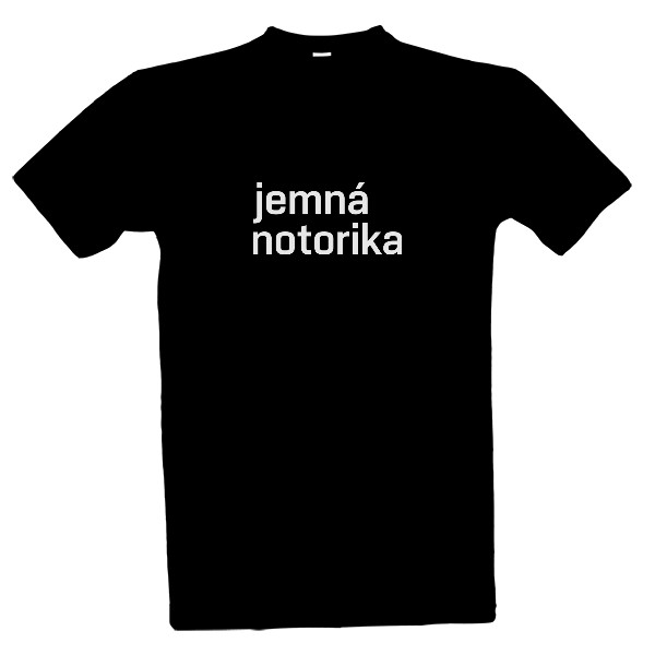 Tričko s potiskem jemná notorika negativ