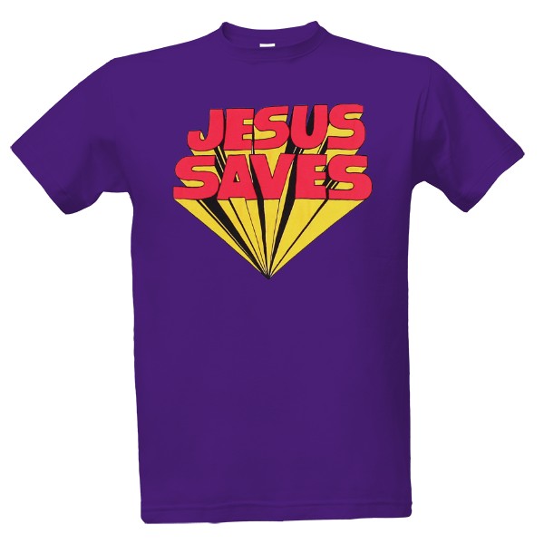 Tričko s potlačou Jesus Saves