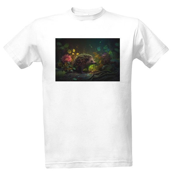 Tričko s potiskem Ježek