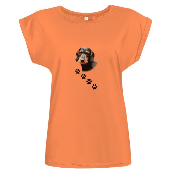 Tričko s potiskem Jezevčík drsnosrstý