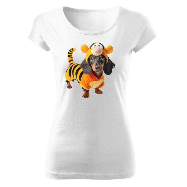 Tričko s potiskem Jezevčík tygřík