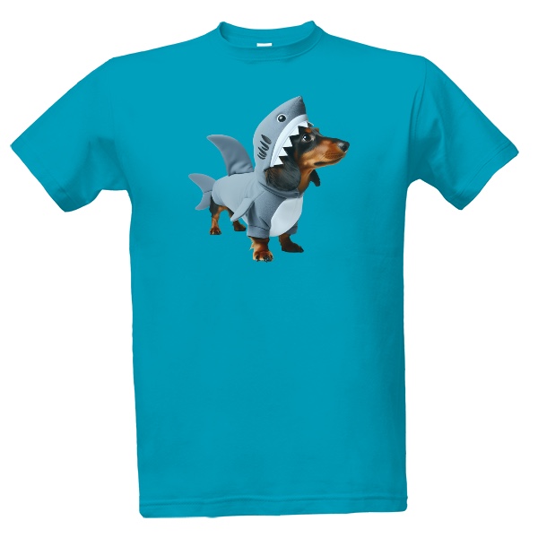 Tričko s potiskem Jezevčík žralok