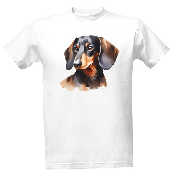 Tričko s potiskem Jezevčík