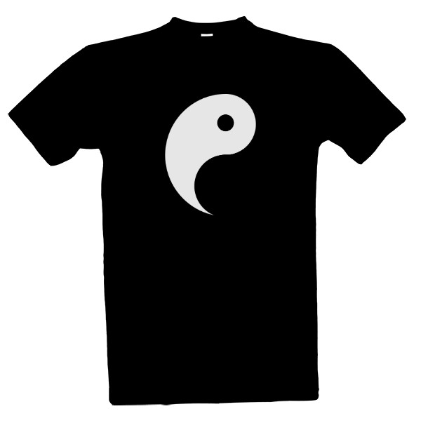 Tričko s potiskem Jin a jang - Yang