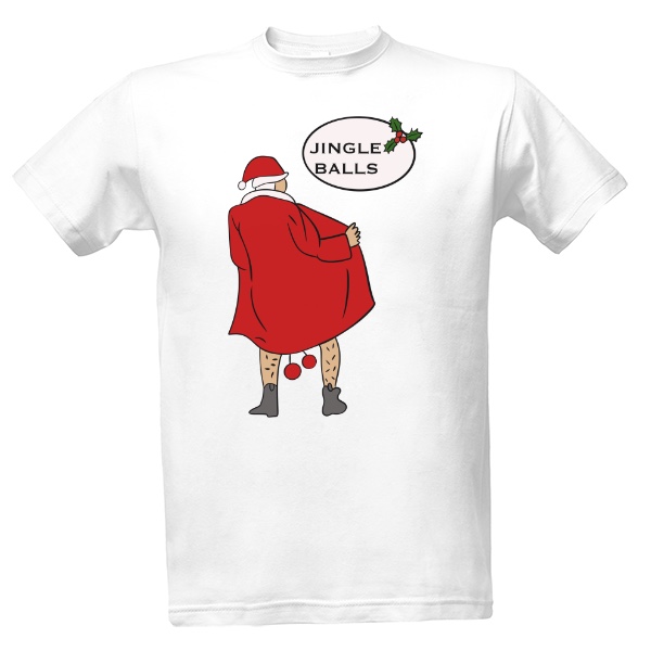 Tričko s potiskem JINGLE BALLS