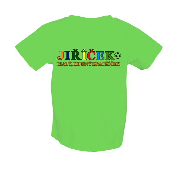 Tričko s potiskem Jiříček - bratříček