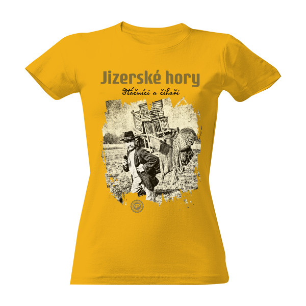Jizerské hory 001 / Gold T-shirt