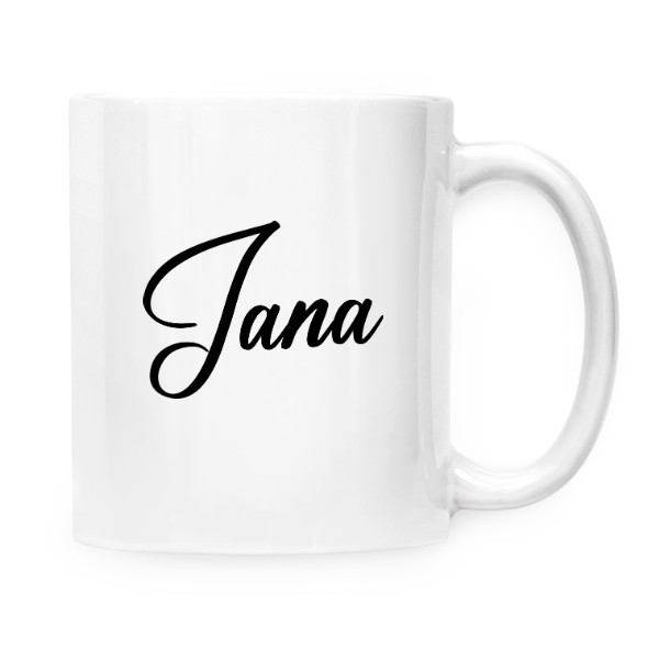 Jméno Jana hrnek