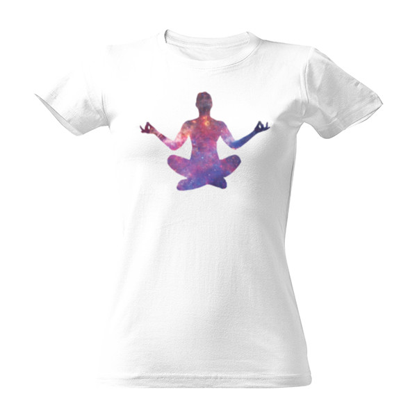 Tričko s potiskem joga