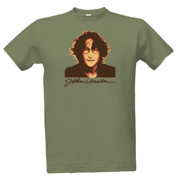 Tričko s potiskem John Lennon