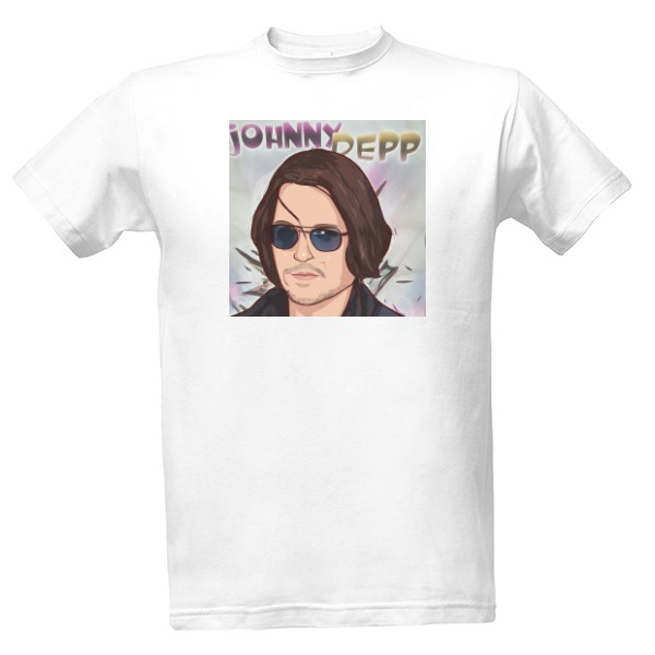Tričko s potiskem Jonny Depp