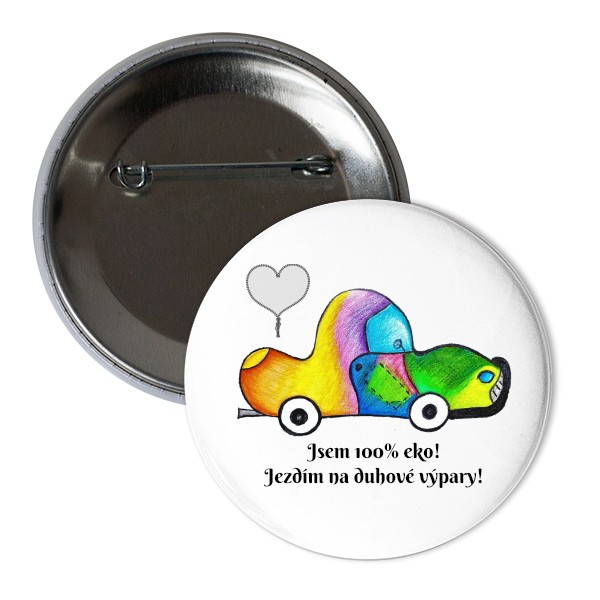 Jsem 100% eko! Jezdím na duhové výpary!