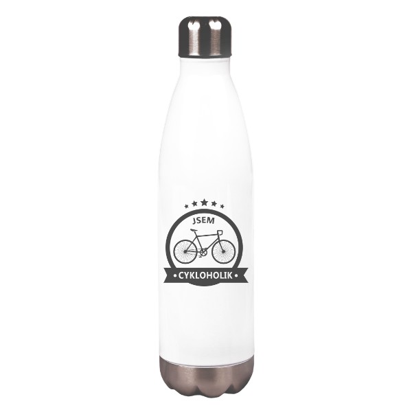 Sportovní termo lahev s potiskem Láhev pro cyklistu