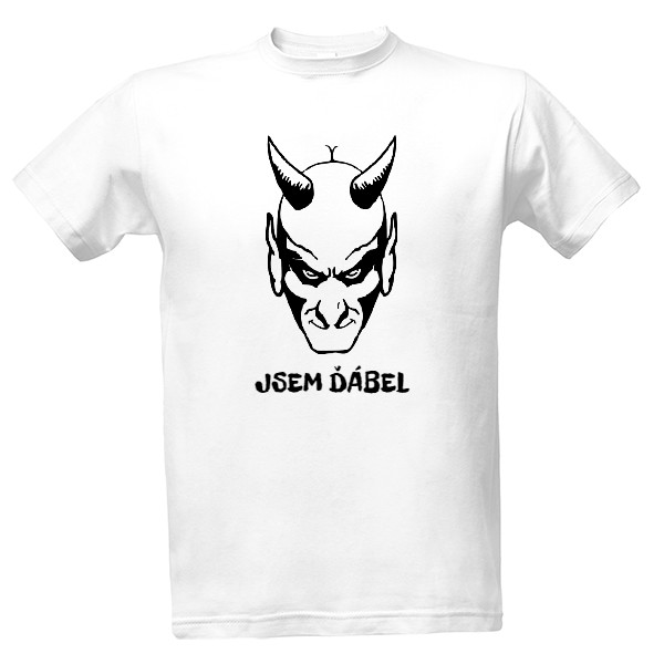 Tričko s potiskem Jsem ďábel