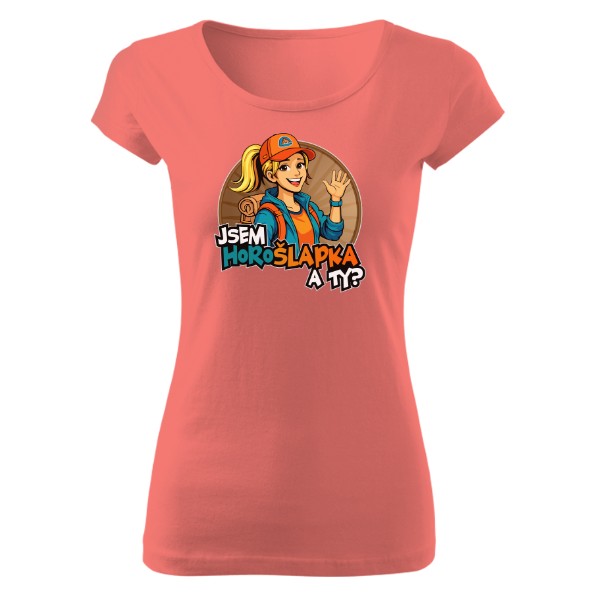 Tričko s potiskem Jsem HoroŠlapka a ty? Blondýna