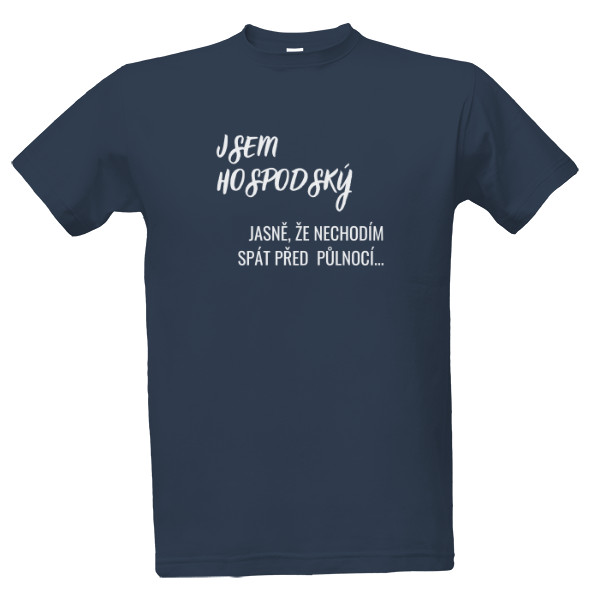 Tričko s potiskem Jsem hospodský