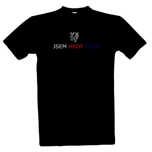 Tričko s potiskem JSEM HRDÝ ČECH