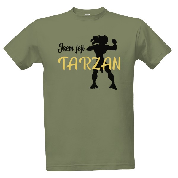 Tričko s potiskem Jsem její Tarzan