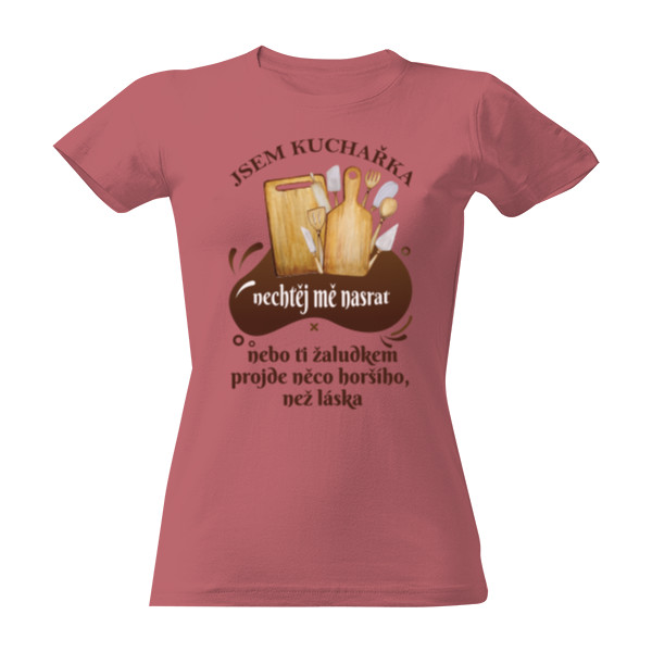 Tričko s potiskem Jsem kuchařka