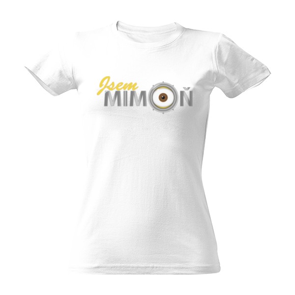 Tričko s potlačou Jsem mimoň