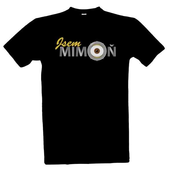 Tričko s potiskem Jsem mimoň