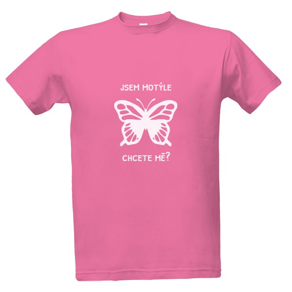 Tričko s potiskem Motýle