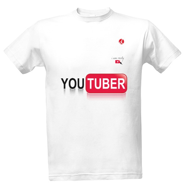 Tričko s potiskem Jsem opravdu YouTuber