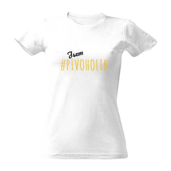 Jsem pivoholik - bílé
