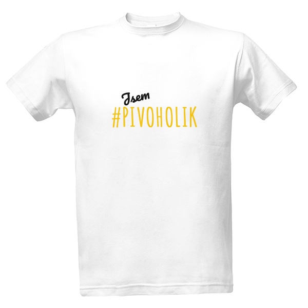 Jsem pivoholik - bílé