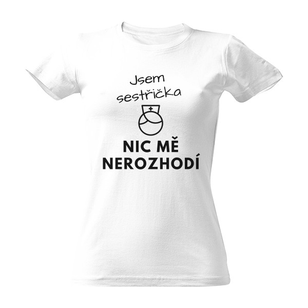 Tričko s potlačou Jsem sestřička - tmavý text