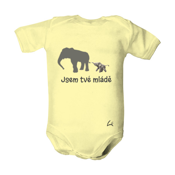 Dětské body  s potlačou jsem tvé mládě