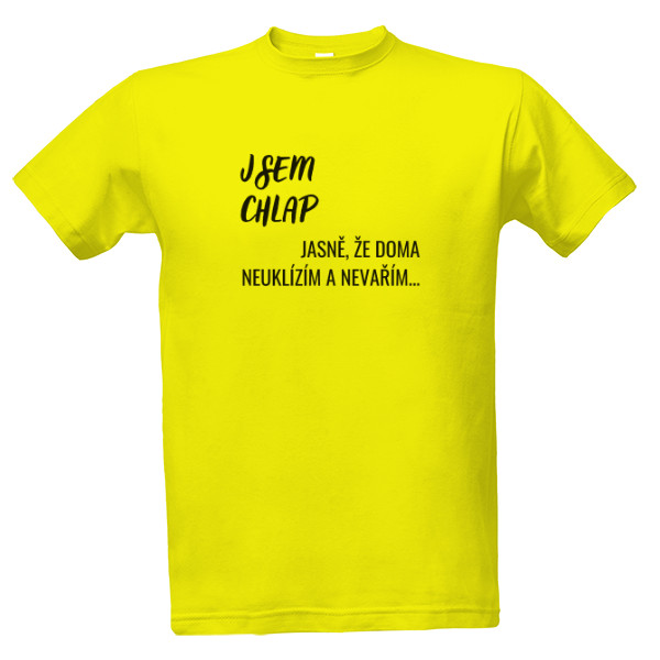Tričko s potiskem Jsme chlap II