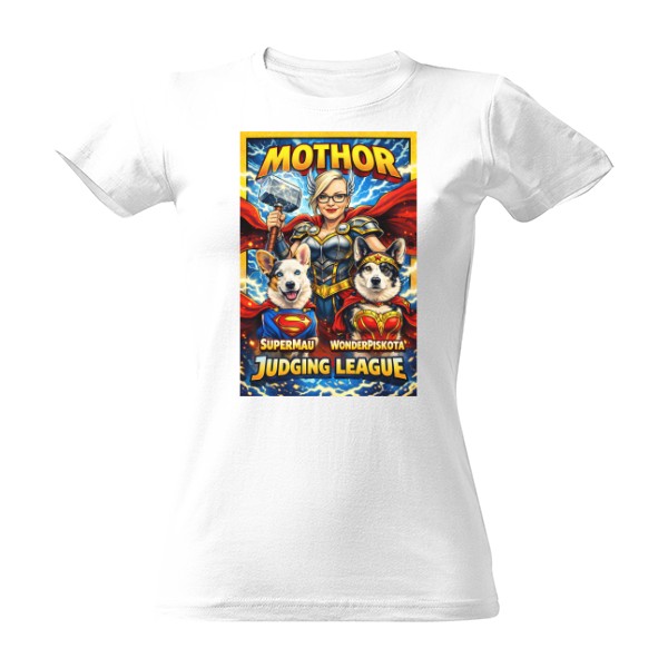 Tričko s potiskem Judging League MOTHOR