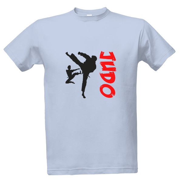 Tričko s potiskem Judo vertikální