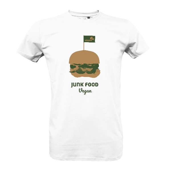 Junk food vegan – pánské tričko Bio neutral