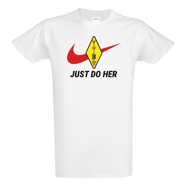 Tričko s potlačou Just do her