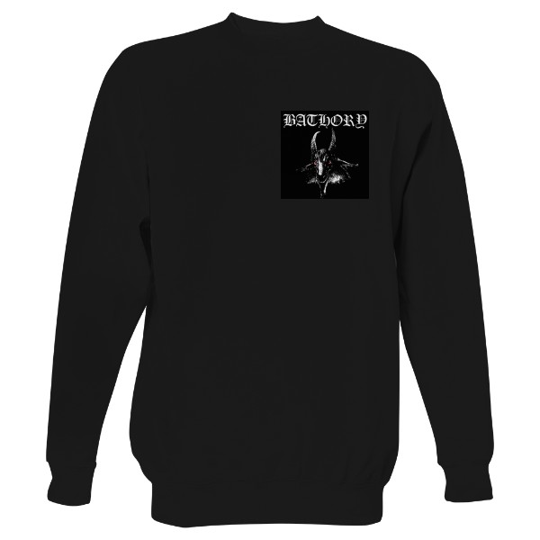 Mikina bez kapucne Unisex s potlačou Bathory