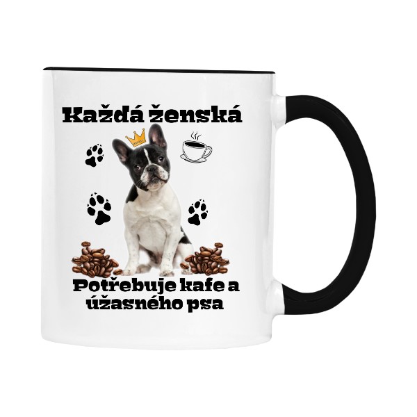 Kafe a Francouzský buldoček