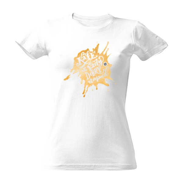 Tričko s potlačou Kafe je vždy dobrý nápad