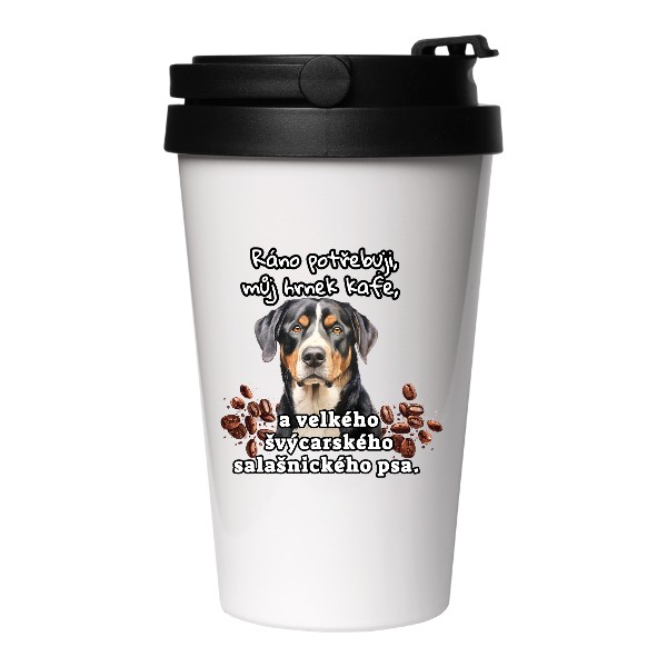 Kafe velký švýcarský salašnický pes