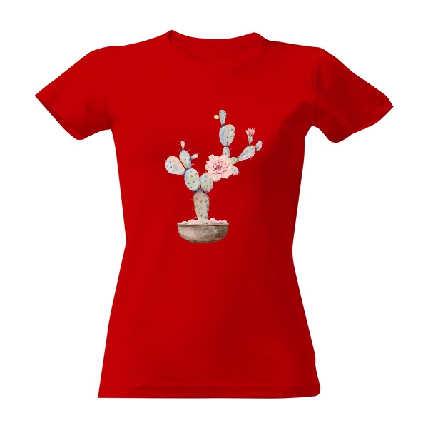 Tričko s potiskem Kaktus