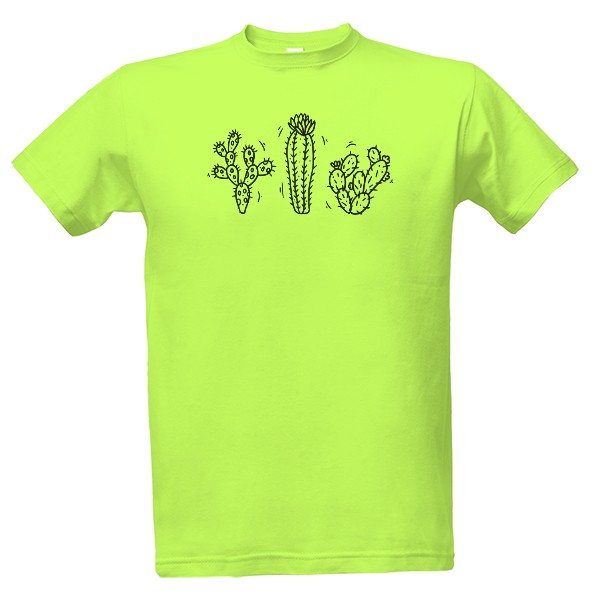 Tričko s potiskem Kaktusy
