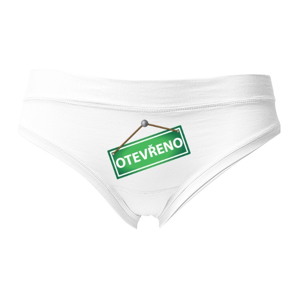 Kalhotky Fox - Výpredaj s potlačou Kalhotky pro naznačení periody - OTEVŘENO