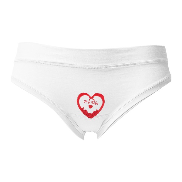 Dámská tanga - Výprodej s potiskem kalhotky pro tebe