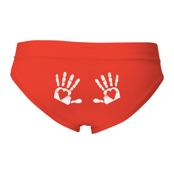 Kalhotky Fox - Výprodej s potiskem Kalhotky - ruce na zadku