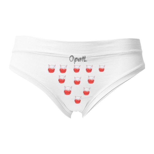 Dámská tanga - Výprodej s potiskem  OpatL