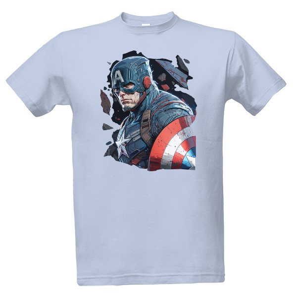 Tričko s potiskem Kapitán Amerika