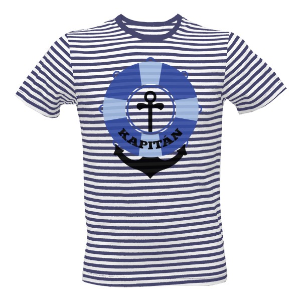 Tričko s potiskem Kapitán posádky