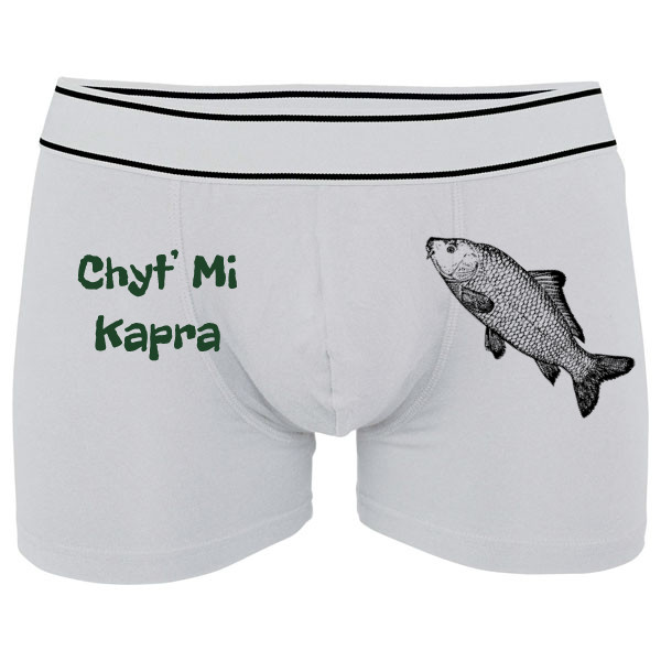 Boxerky Kariban s potiskem Kapr